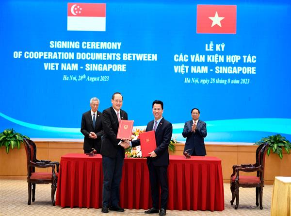 Việt Nam và Singapore ký kết Ý định thư về việc tiếp tục thực hiện Bản ghi nhớ hợp tác theo Điều 6 Thỏa thuận Paris